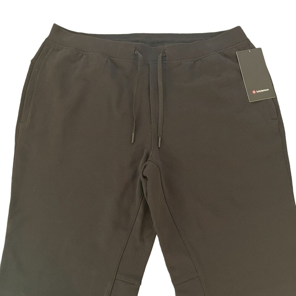 Lululemon Men's Relaxed-Fit French Terry Jogger Pants Black, Size XXL NWT - Picture 4 of 8
